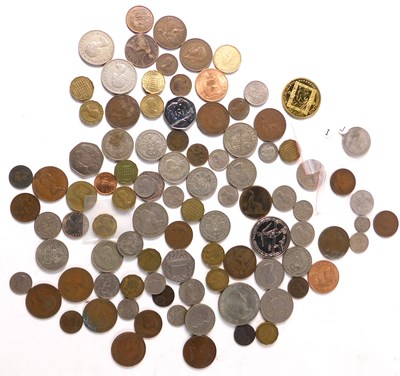 Lot 498 - A quantity of pre-decimal coins, to include...
