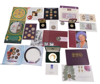Lot 499 - Miscellaneous coins, crowns, etc., to include...