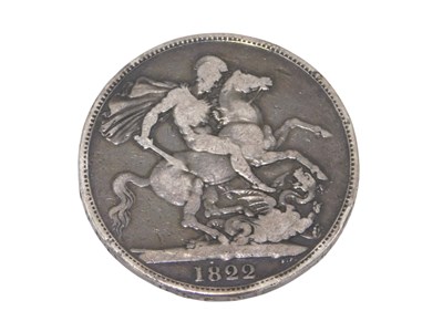 Lot 501 - A George IV silver 1822 crown.