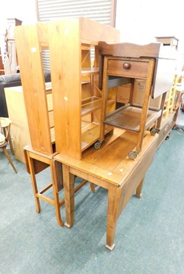 Lot 1631 - A group of furniture, to include an oak and...