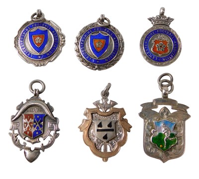 Lot 538 - Leicestershire Football Association badges,...