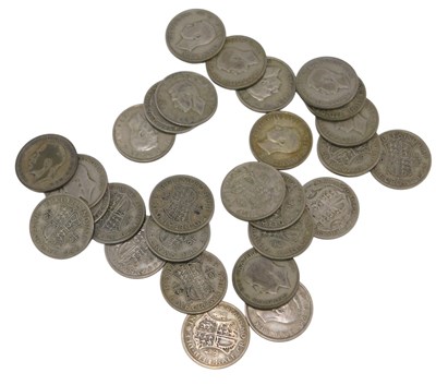 Lot 594 - A quantity of pre 1946 half crowns, 387.4g.