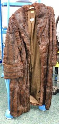 Lot 2212 - A mink floor length coat.