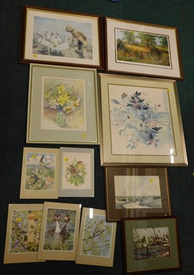 Lot 2216 - Various pictures, prints, etc., to include...