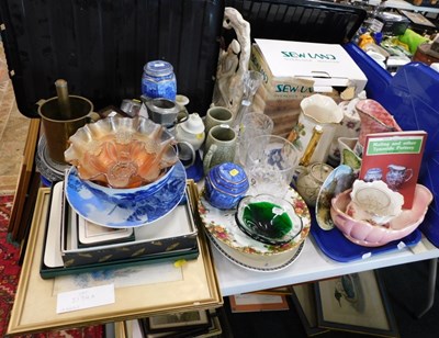 Lot 2134a - Glassware, ceramics, and metalware, to include...