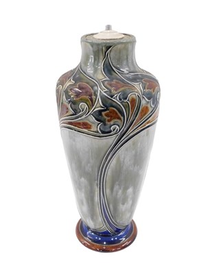 Lot 617 - A Royal Doulton stoneware vase by Mark...