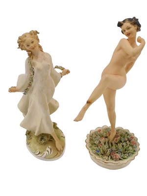 Lot 627 - A Borsato Art Deco style figure of a dancing...