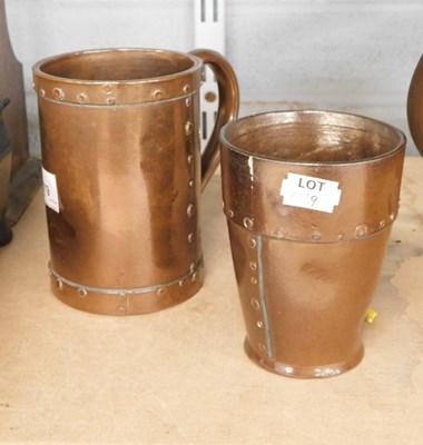 Lot 2019 - A Doulton Siliconware mug, decorated to...