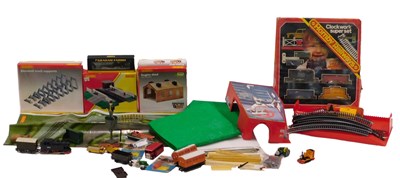 Lot 708 - Hornby OO gauge scenery, etc., to include...