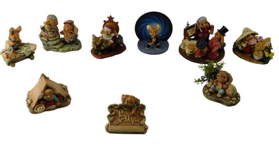 Lot 714 - Nine Pendelfin figures, comprising Romeo and...