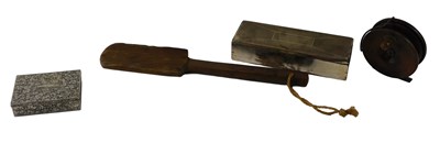 Lot 722 - Miscellaneous items, comprising a wooden...