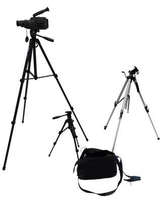 Lot 731 - A Sony camcorder, contained in a canvas case,...