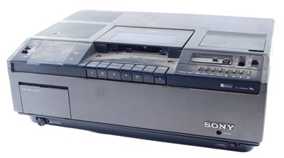 Lot 734 - A Sony Betamax video recorder, model number SL-...