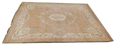 Lot 857 - A large Indian carpet, with a design of...