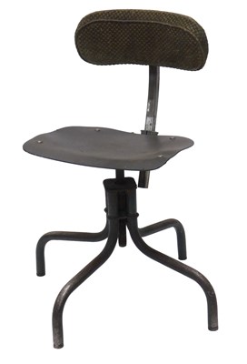 Lot 862 - A mid-20thC tubular steel adjustable workshop...