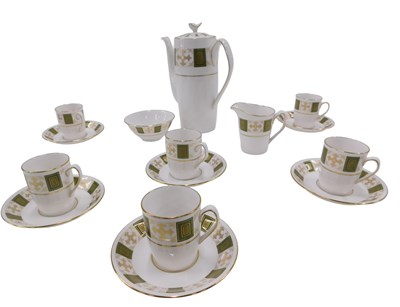 Lot 567 - A Spode Persia pattern coffee service, to...
