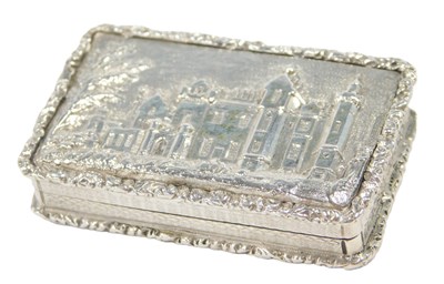 Lot 567 - A William IV silver and part gilt castle top...