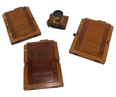 Lot 693 - A Thornton Pickard mahogany and brass mounted...