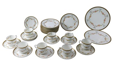 Lot 145 - A late 19th/early 20thC porcelain part tea...