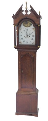 Lot 827 - A 19thC longcase clock by Robert Bunyan...