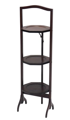 Lot 843 - An Edwardian mahogany and boxwood strung three...