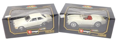 Lot 321 - A Burago Lancia Aurelia B24 Spider (1955), and...