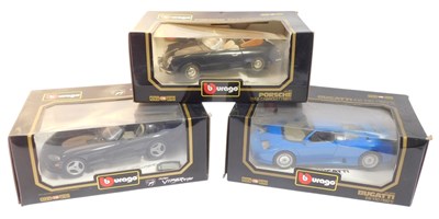 Lot 334 - Burago Diamonds, 1:18 scale,...