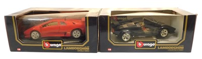 Lot 344 - A Burago Lamborghini Countach (1988), 1:18...