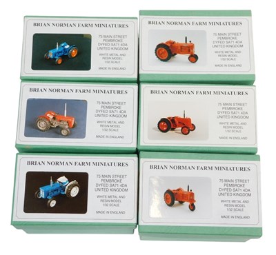 Lot 364 - Brian Norman farm miniatures, white metal and...