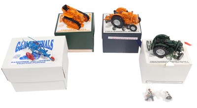 Lot 366 - G&M Originals white metal and resin tractors...