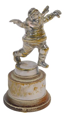 Lot 18 - A chrome plated car mascot, modelled as The...