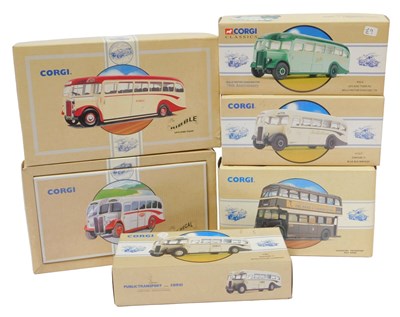 Lot 462 - Corgi Classic Commercials and Public Transport...
