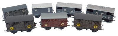 Lot 482 - Kit built O gauge rolling stock Great...