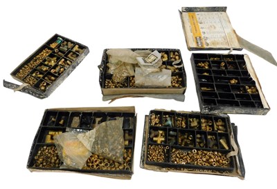 Lot 606 - Various solderless fittings, mainly used for...