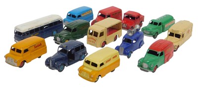 Lot 536 - Dinky Toys diecast vans, including Daimler,...