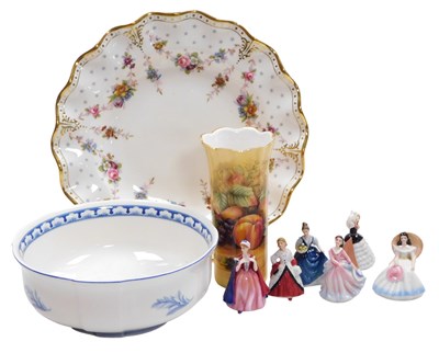 Lot 28 - Six Royal Doulton miniature ladies, boxed, a...