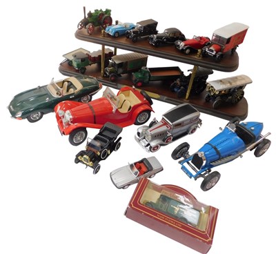 Lot 554 - Various unboxed diecast, including a Burago E...