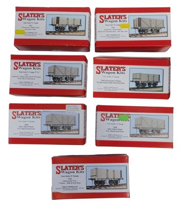 Lot 563 - Slater's O gauge wagon kits, including 7044...