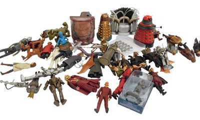 Lot 581 - Various Doctor Who toys and figures, including...