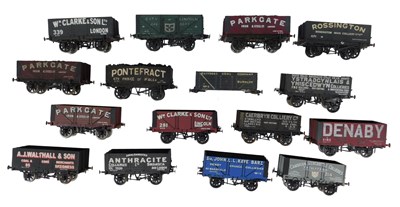 Lot 591 - Various single owner plank wagons, including...