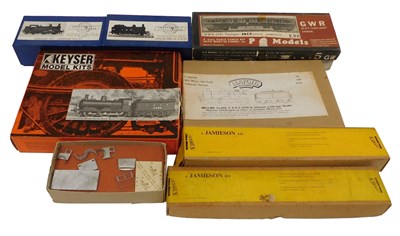 Lot 629 - PC Models, AKs locomotive kits and other white...