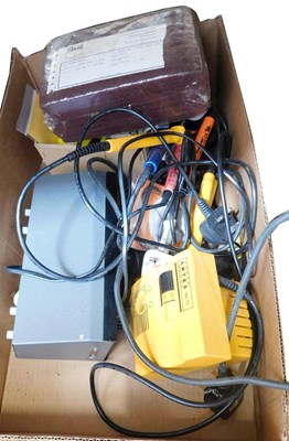 Lot 639 - Various soldering irons and a H&M duet twin...