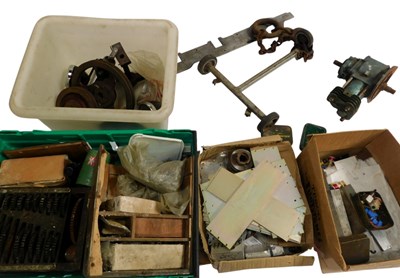 Lot 642 - Various metal locomotive building...