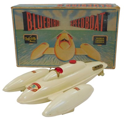 Lot 667 - A Sutcliffe Models tinplate clockwork Blue...