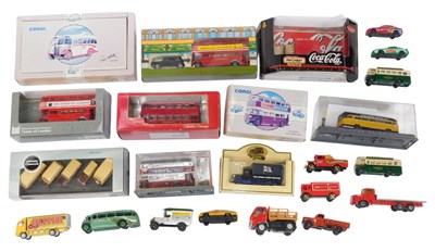 Lot 852 - Corgi, Matchbox and other diecast, including a...