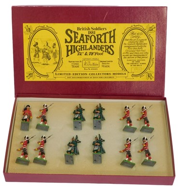 Lot 845 - W Britain British soldiers 1881 Seaforth...