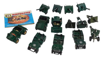 Lot 855 - Britains diecast military vehicles, including...