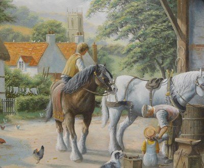 Lot 286 - Martin Spencer Coleman (b.1952). Farrier at...