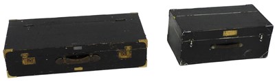 Lot 72 - Two early 20thC French polisher's chests, with...