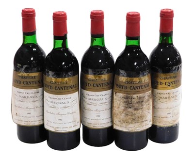 Lot 56 - Five bottles of Chateau Boyd-Cantnace Margaux...